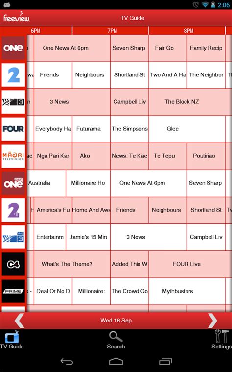 tv guide freeview tv guide.